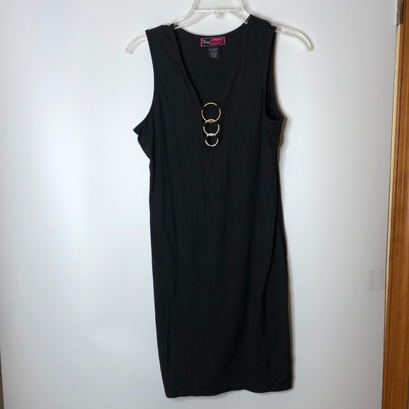 Say What? Dresses & Skirts - NWOT Say What Womens Stretch Top Gold RIngs L LARGE New without Tags